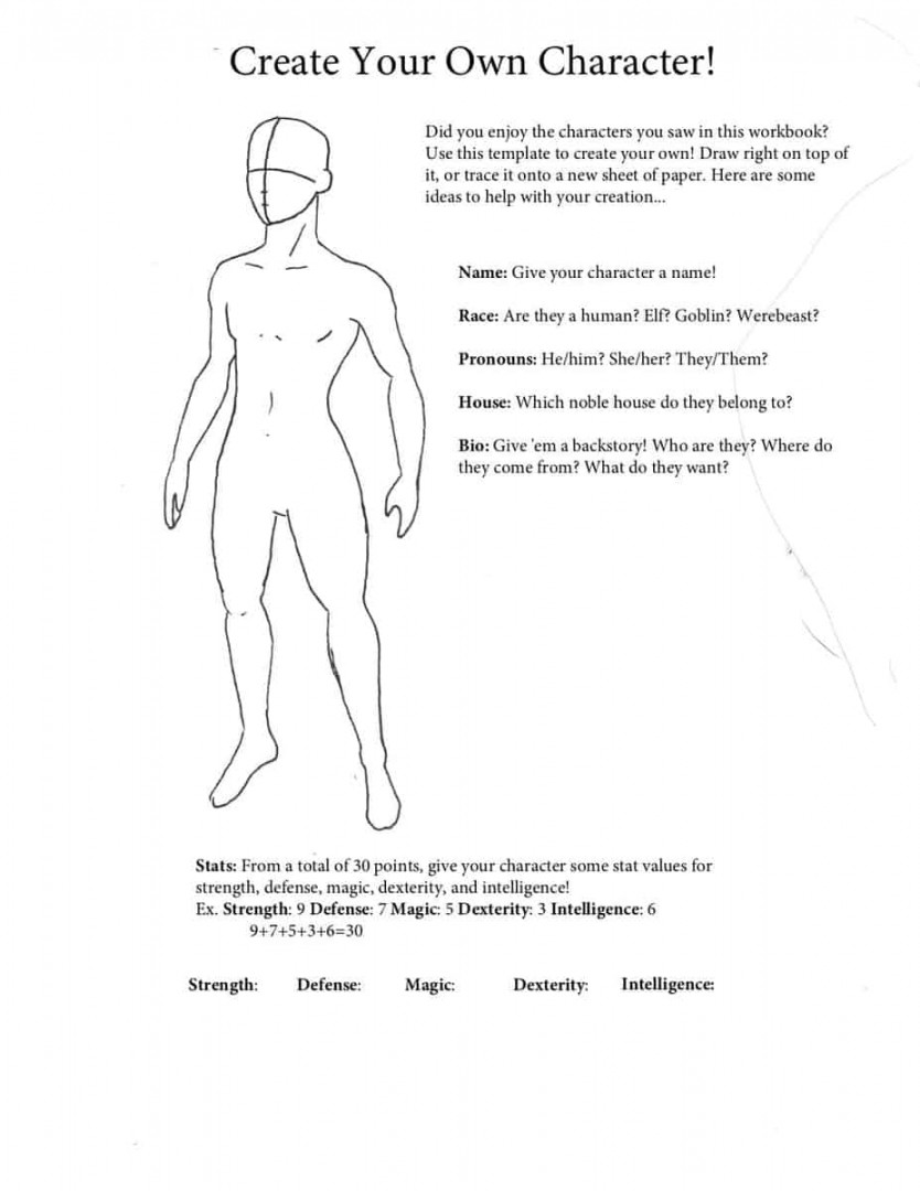 Character Creation  Adventures in Cardboard