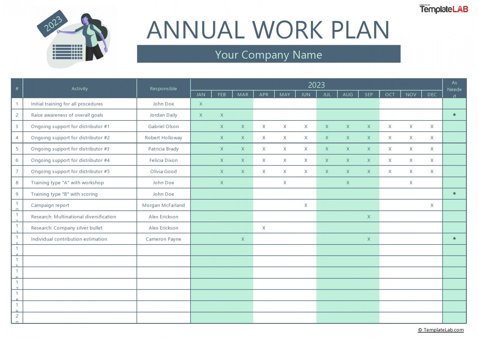 Great Work Plan Templates & Samples (Excel / Word)