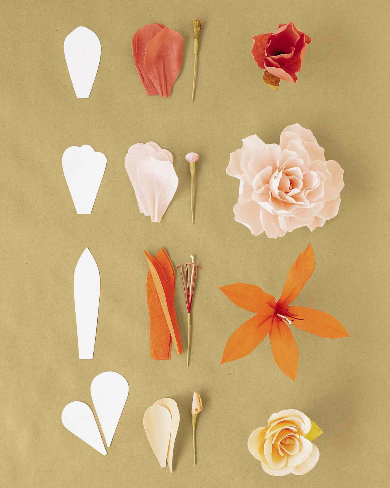 How to Make Crepe-Paper Flowers