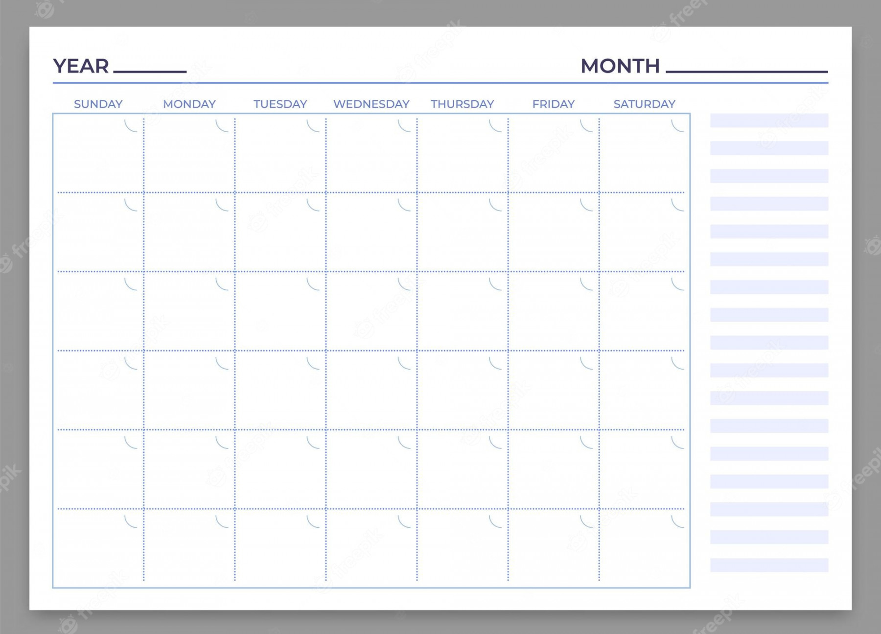 Monthly Planner Images - Free Download on Freepik