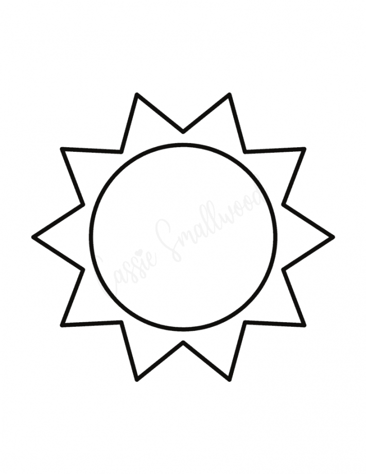 Sun Templates (Lots Of Shapes and Sizes) - Cassie Smallwood