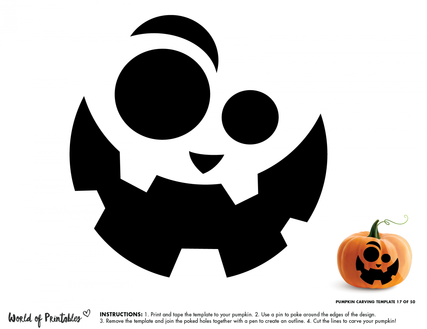 Easy Pumpkin Carving Stencils + The Ultimate Guide To Pumpkin