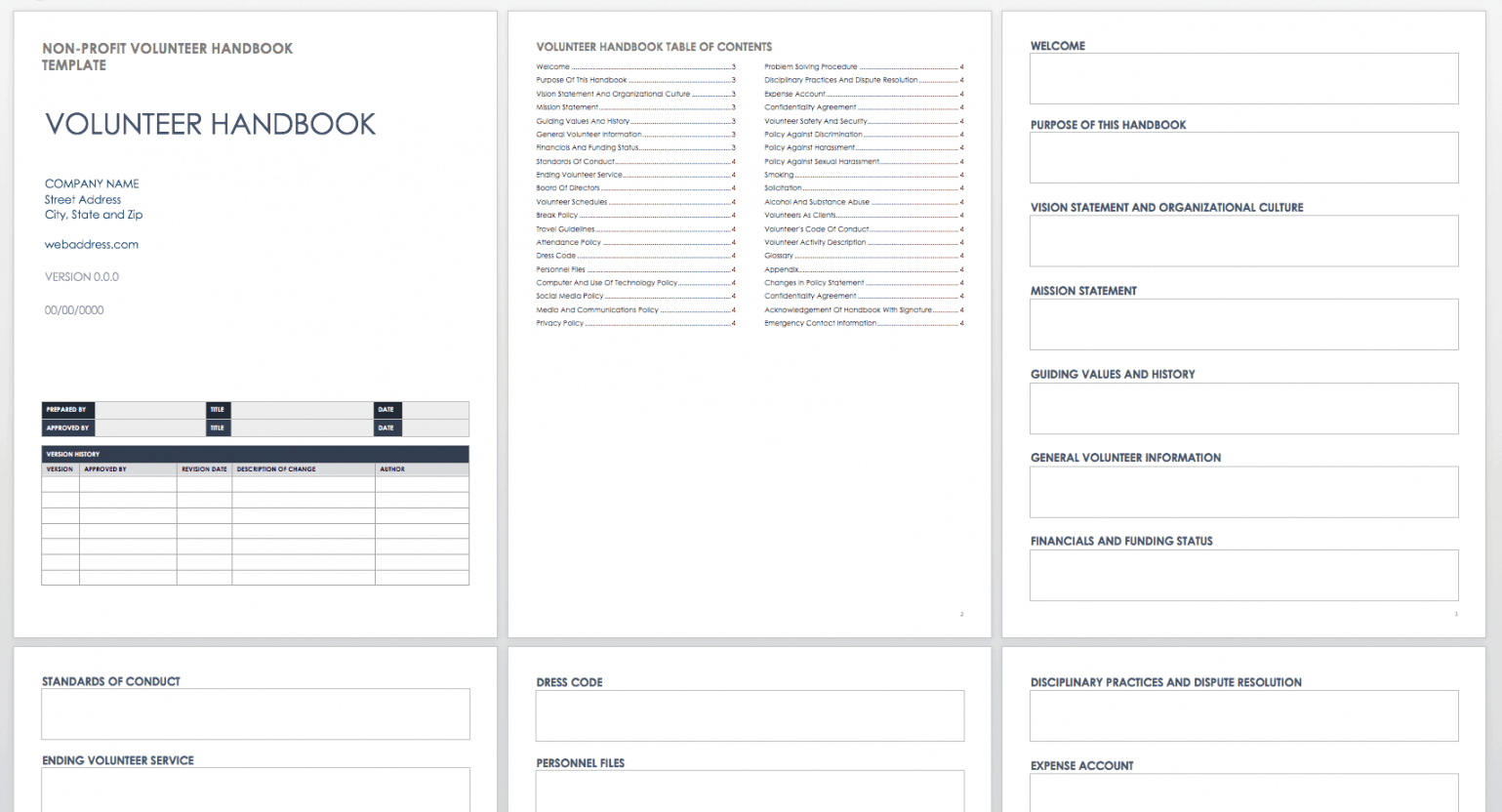 Employee and Company Handbook Templates  Smartsheet