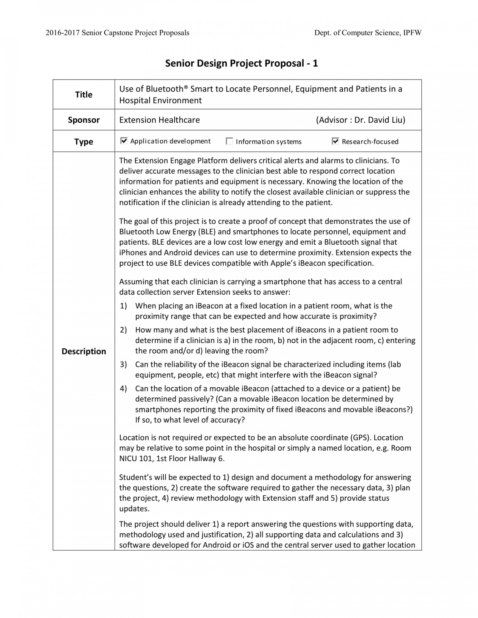 Final Year Project Proposal - + Examples, Format, Pdf  Examples