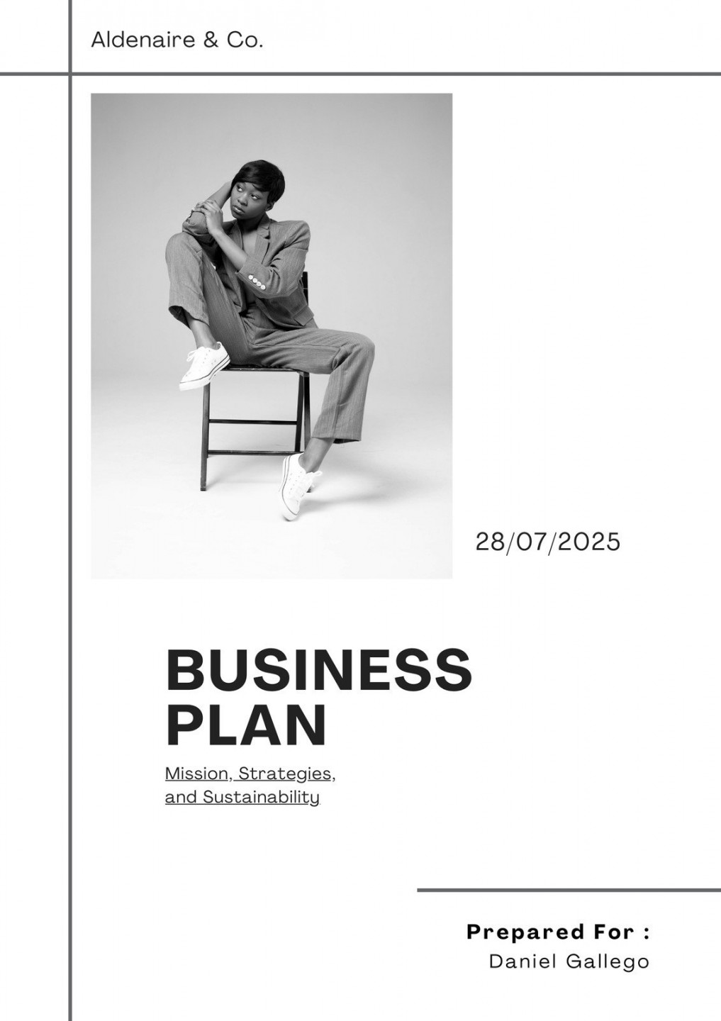 Free custom business plan cover page templates to print  Canva