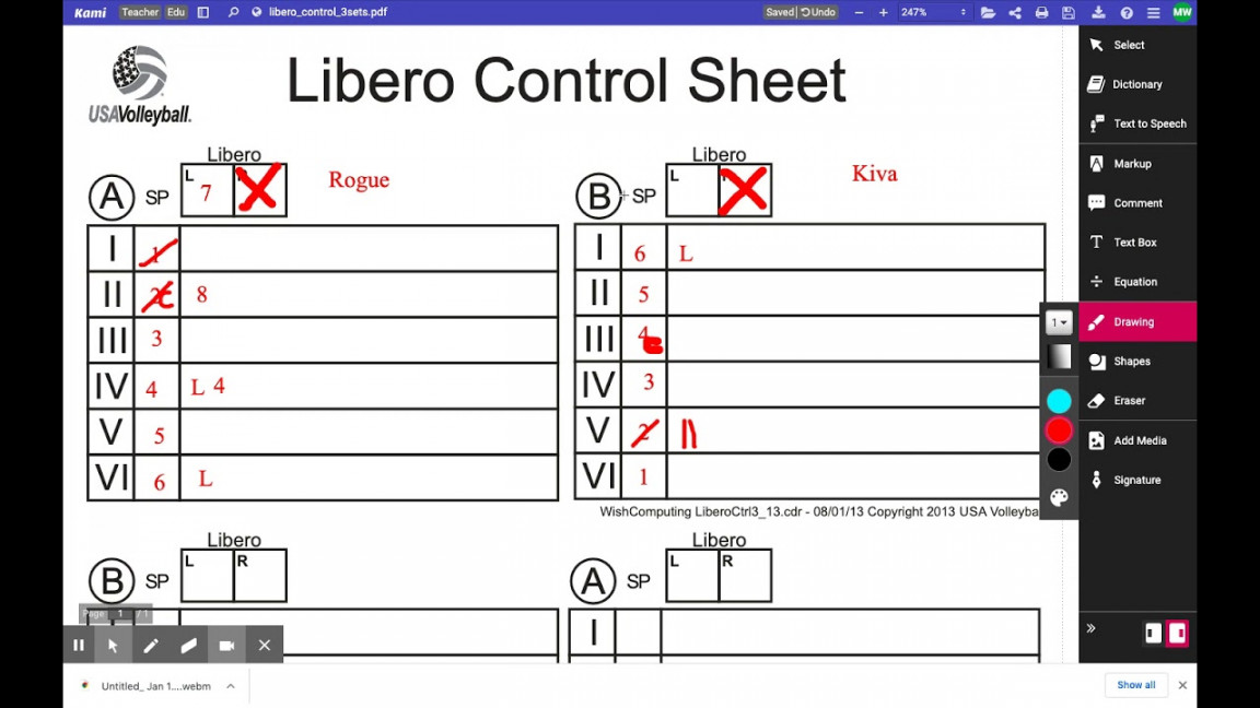 Libero Tracking refersher