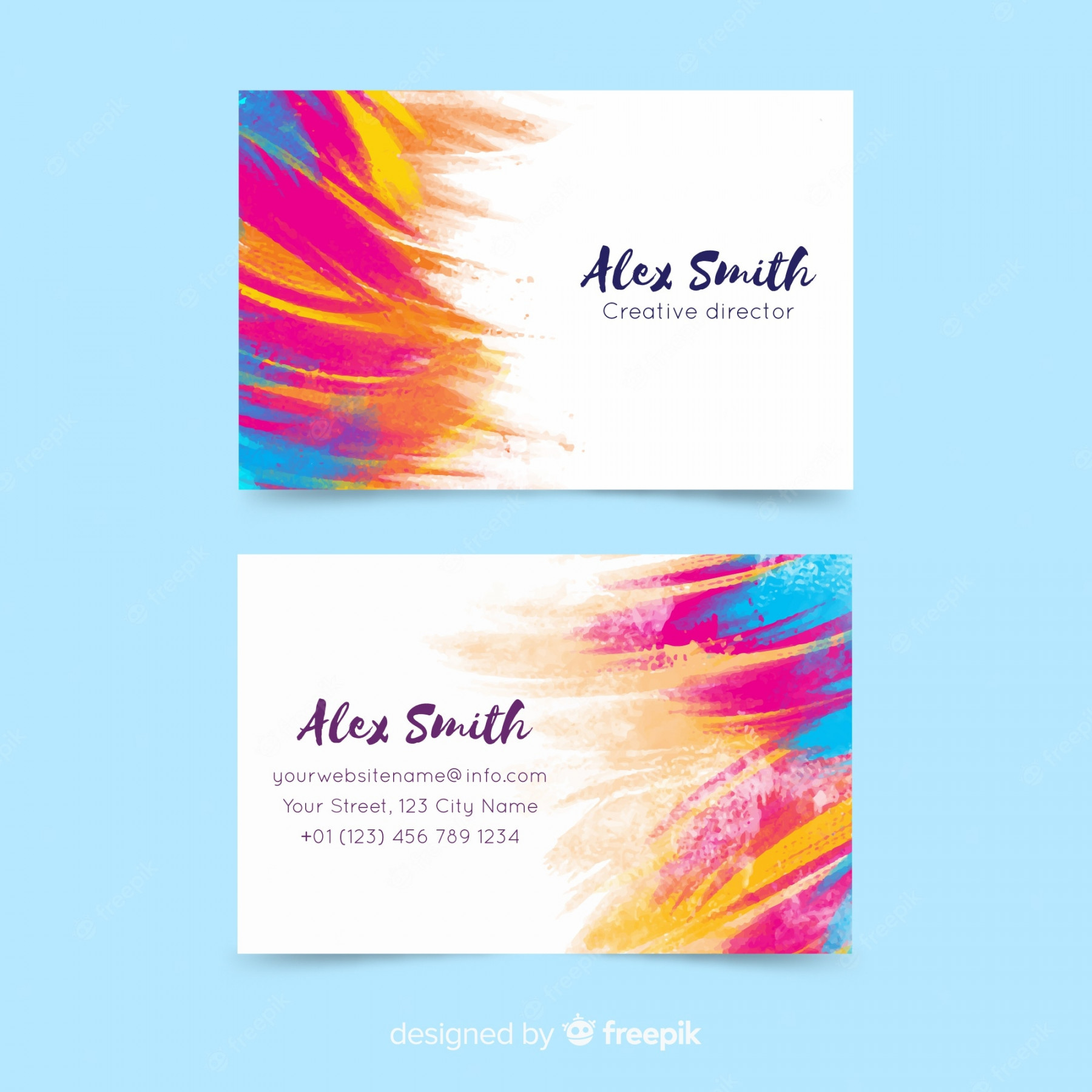 Painter Business Card - Free Download on Freepik