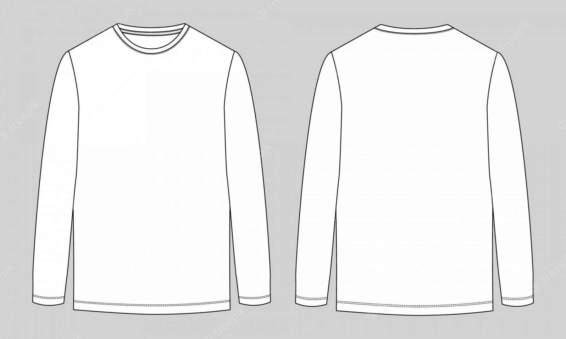 White Long Sleeve Shirt Images - Free Download on Freepik