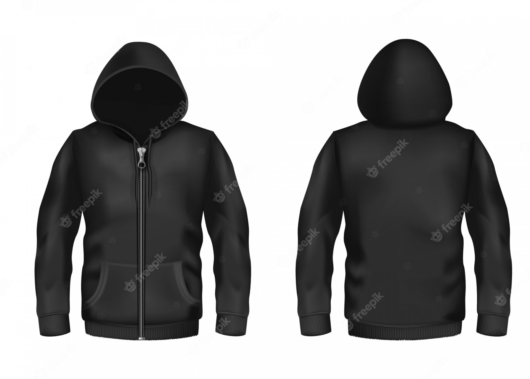 Zip hoodie Vectors & Illustrations for Free Download  Freepik