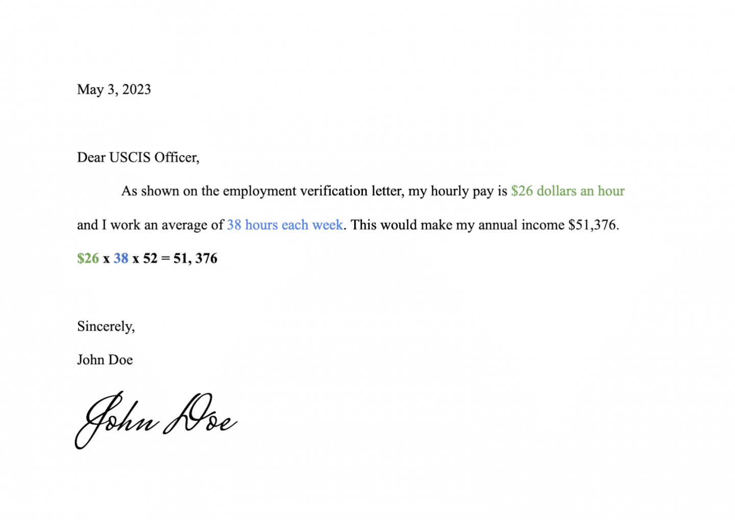 Employment Verification Letter (EVL) ￼ – SimpleCitizen