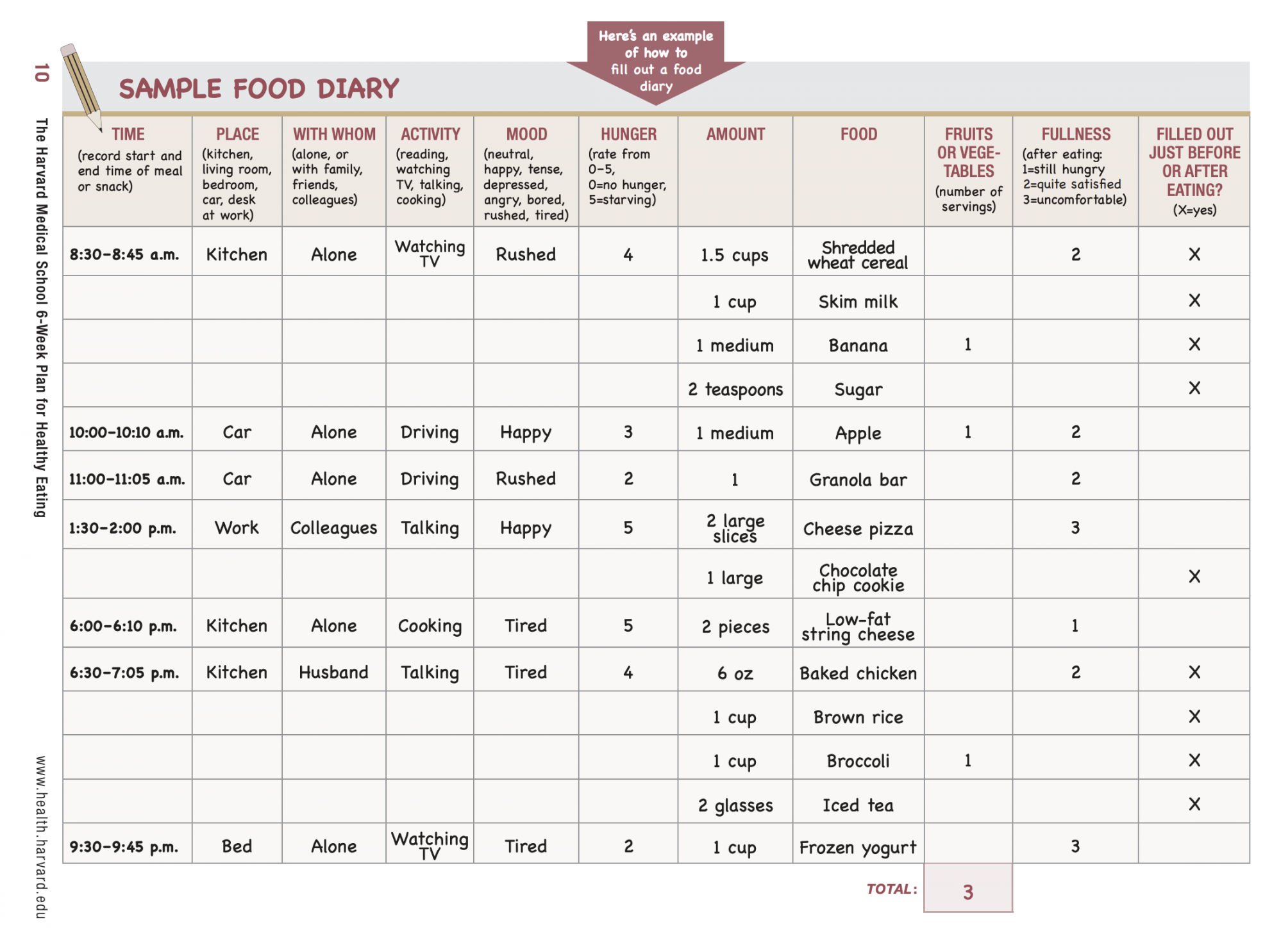 Food Diary Templates, Apps And Printables Online In