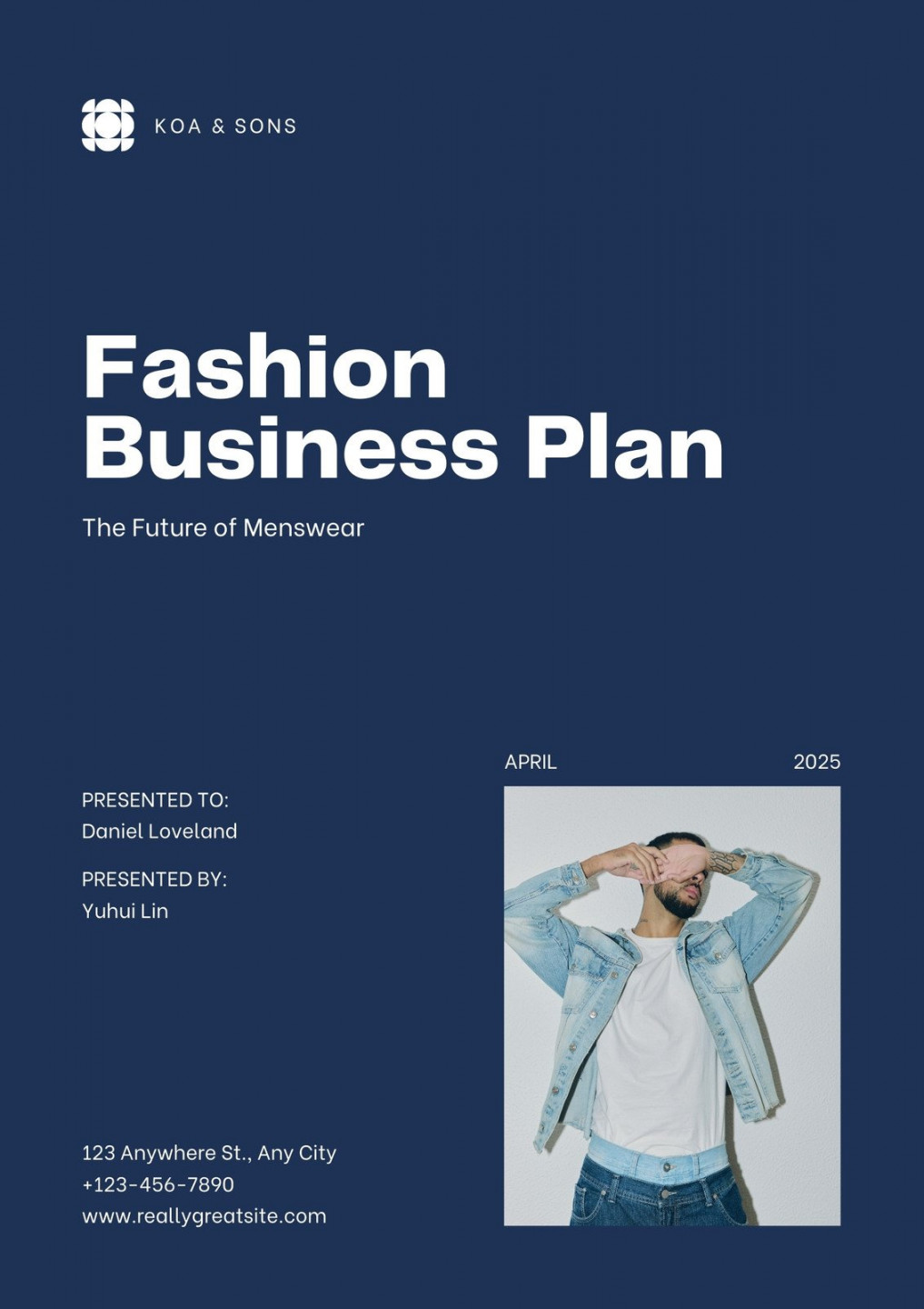 Free custom printable clothing business plan templates  Canva