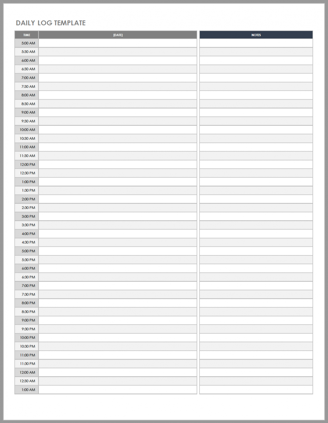 Free Daily Work Schedule Templates  Smartsheet