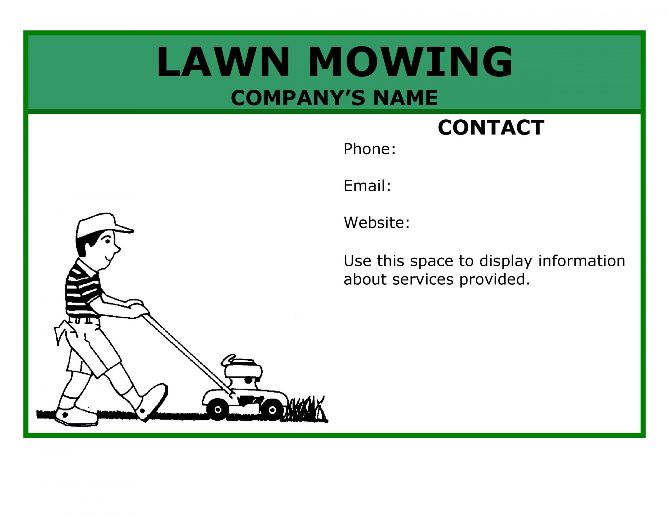 Free Lawn Care Flyer Templates [Lawn Mower Flyers] ᐅ TemplateLab