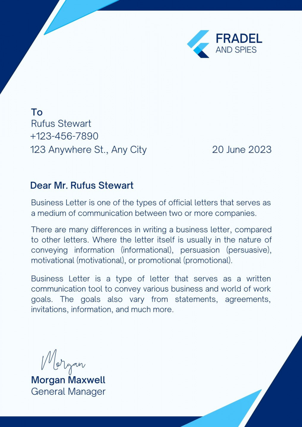 Free, printable business letterhead templates to customize  Canva