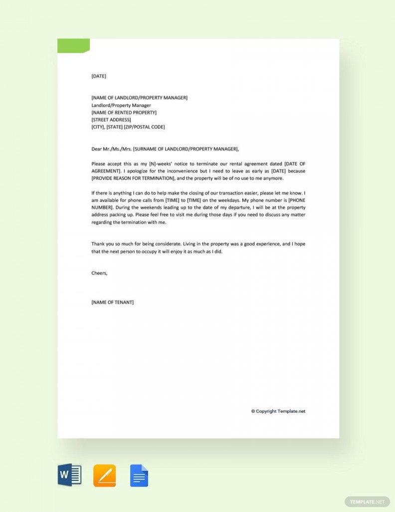 FREE Rental Agreement Letter Template - Download in Word, Google