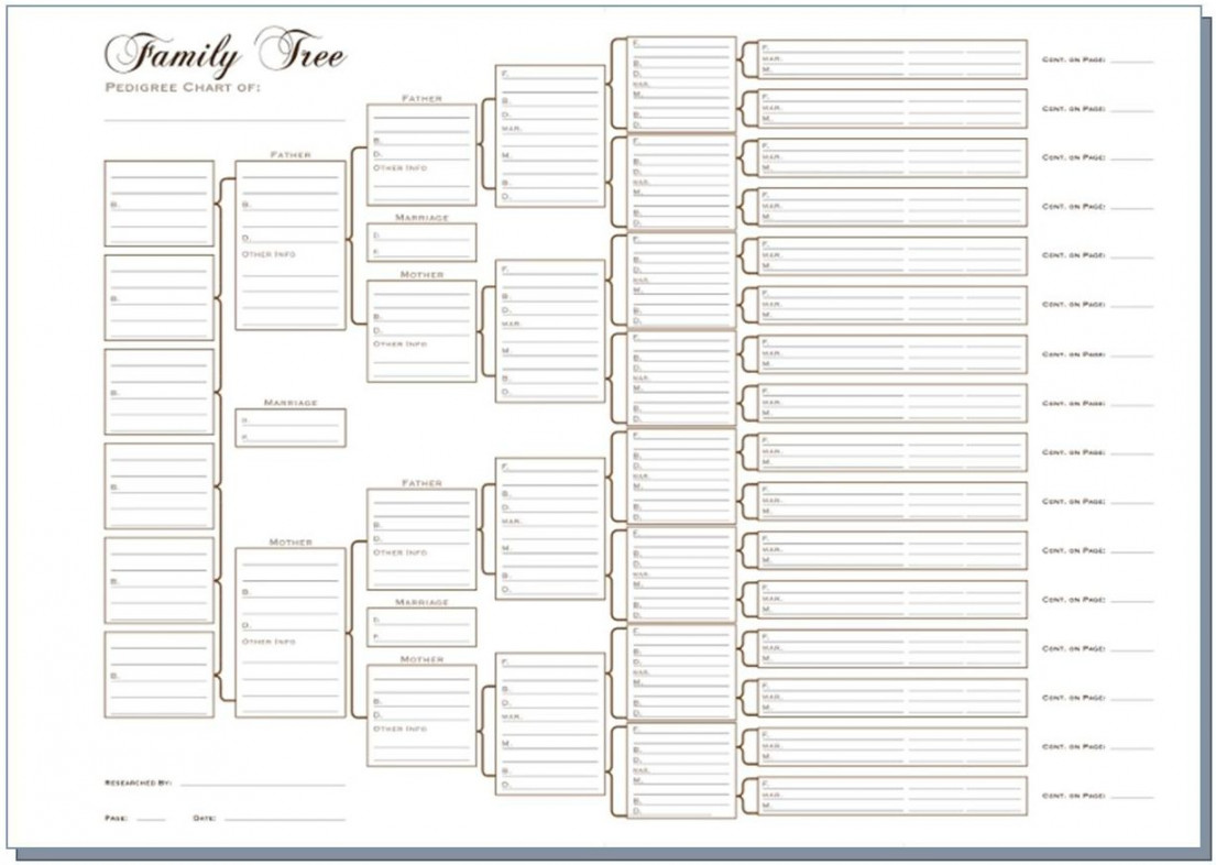 Generation Pedigree chart white  Family tree chart, Family tree