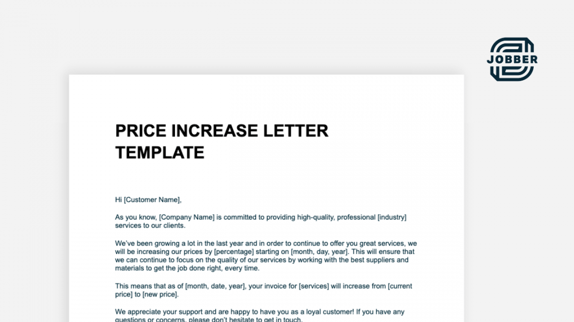 How to Write a Price Increase Letter for Customers [Free Template]