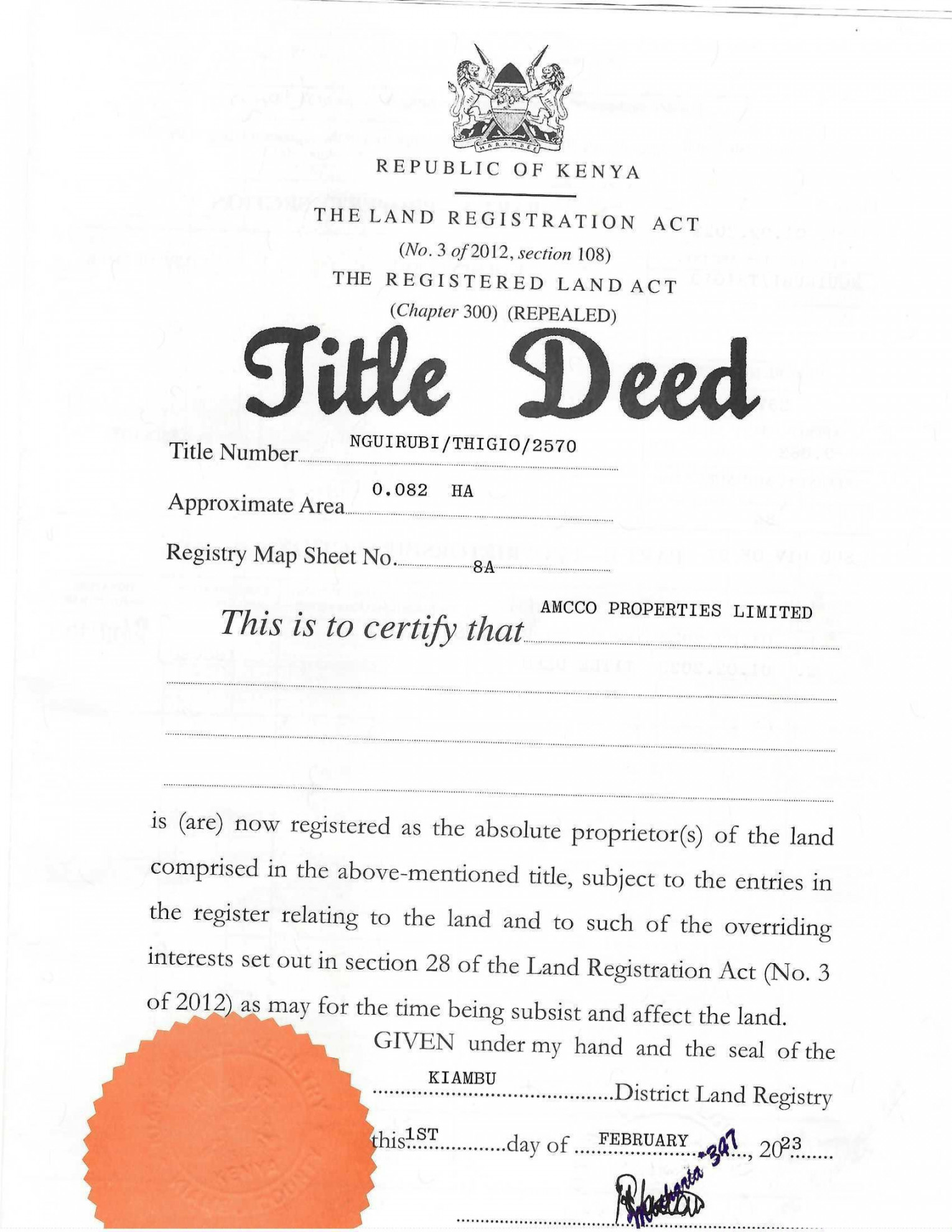 Important Stages of The Title Deeds Transfer and Issuing Process