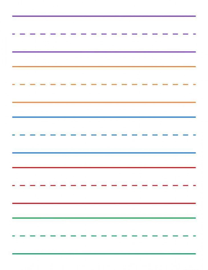 Kindergarten Lined Paper  Free Printable - Troubleshooting Motherhood