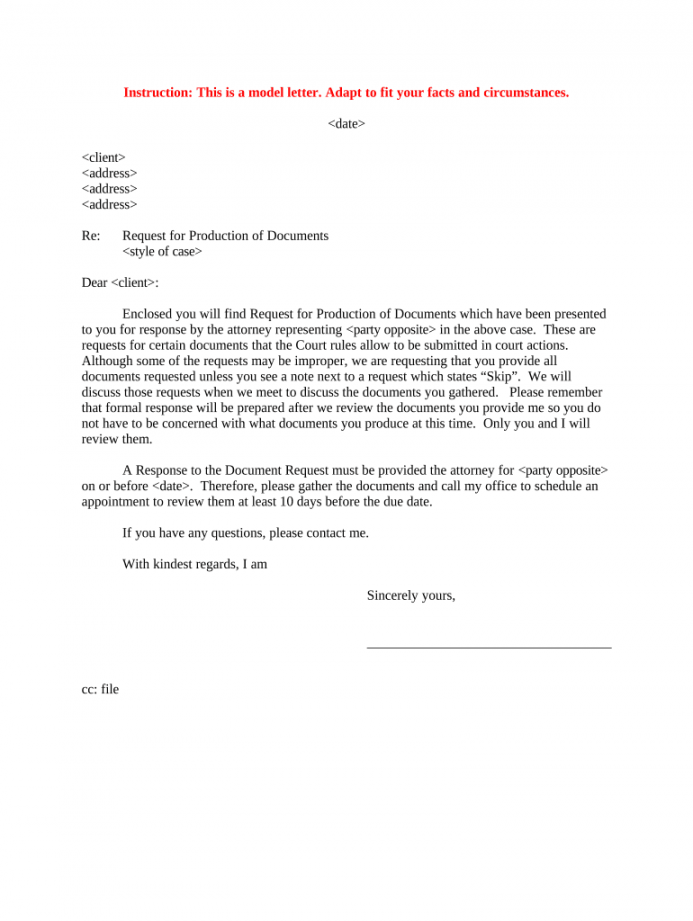 Letter regarding documents: Fill out & sign online  DocHub