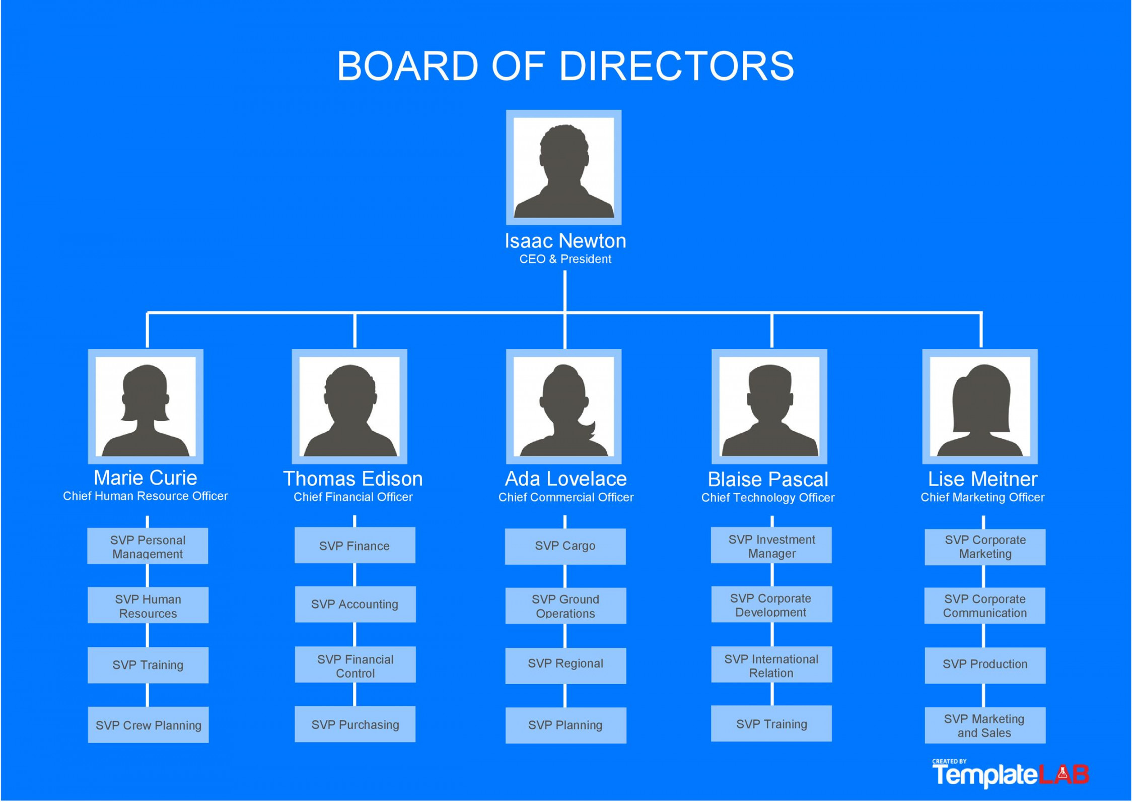 Organizational Chart Templates (Word, Excel, PowerPoint, PSD)