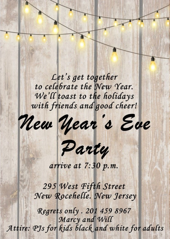 Pin on New Years Eve Invitations