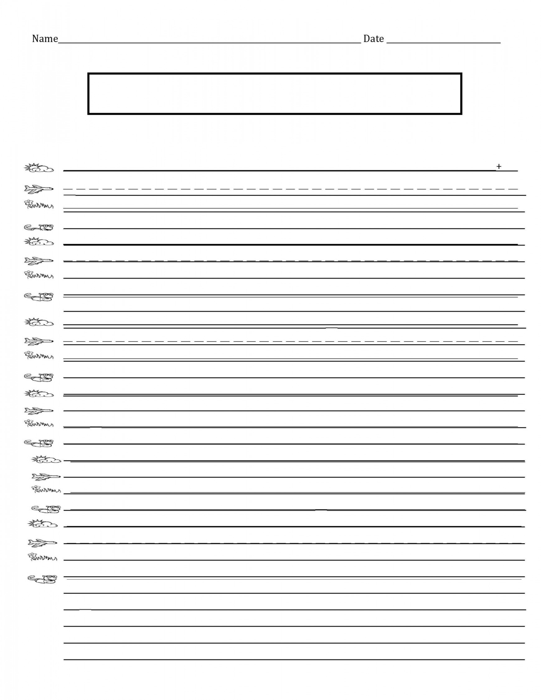 Printable Lined Paper Templates ᐅ TemplateLab