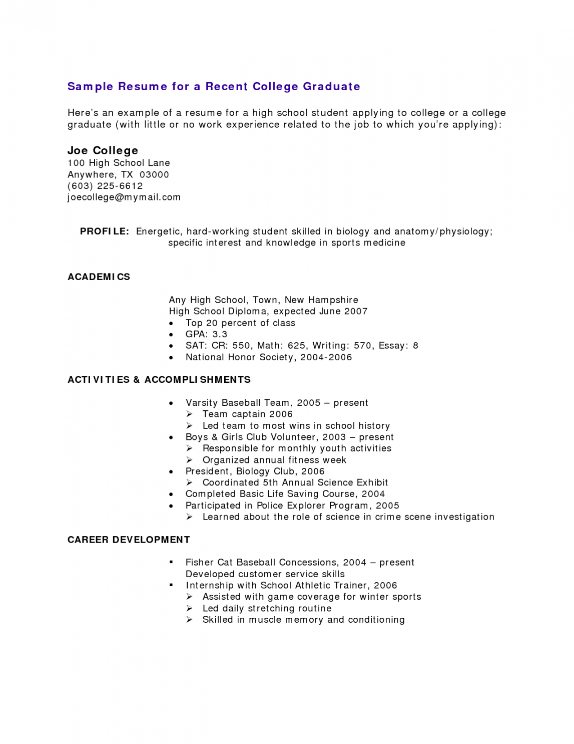 Resume Templates No Experience High School , #experience #resume