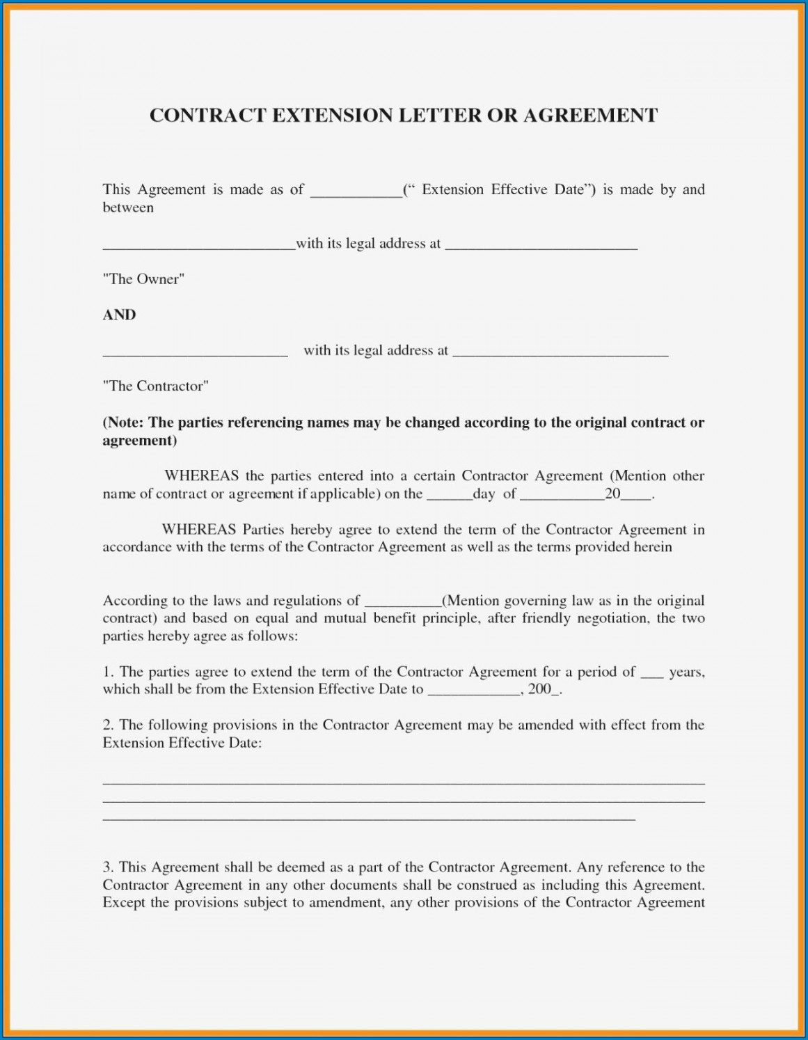 Sample Agreement Letter Between Two Parties  Lettering, Free