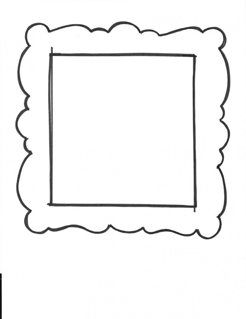 Suitcase Frame Templates  Picture frame template, Frame template