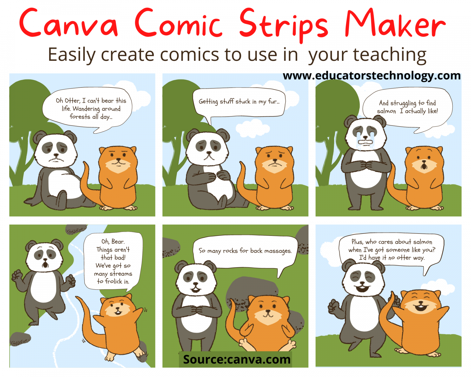 This is how to create a comic strip using Canva comic maker