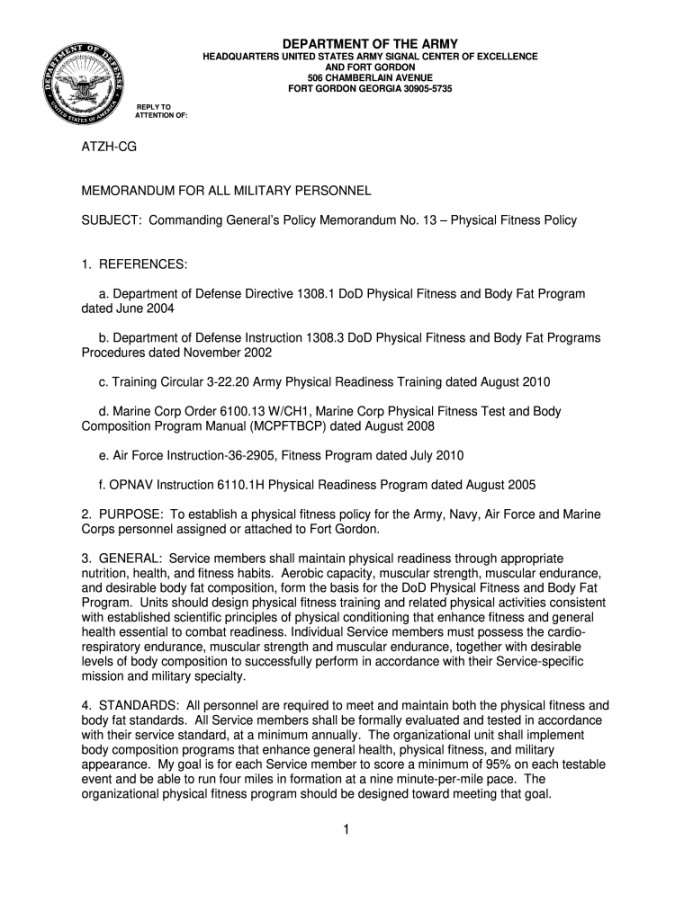 Army memorandum template: Fill out & sign online  DocHub