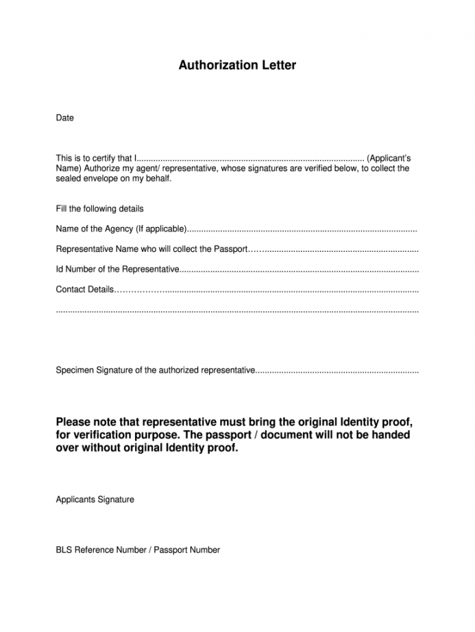 Authorization Letter To Claim - Fill Online, Printable, Fillable