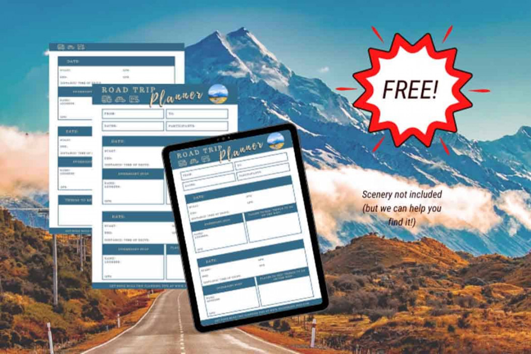 Best (FREE!) Printable Road Trip planner (Download it now & get