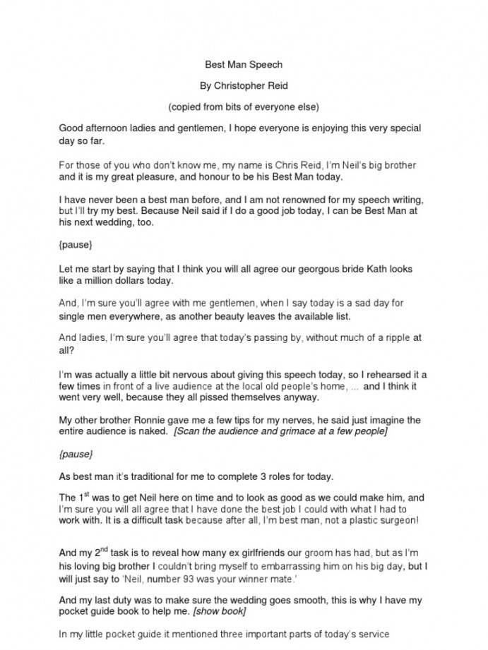 Best Man Speech PDF  PDF  Bridesmaid  Wedding