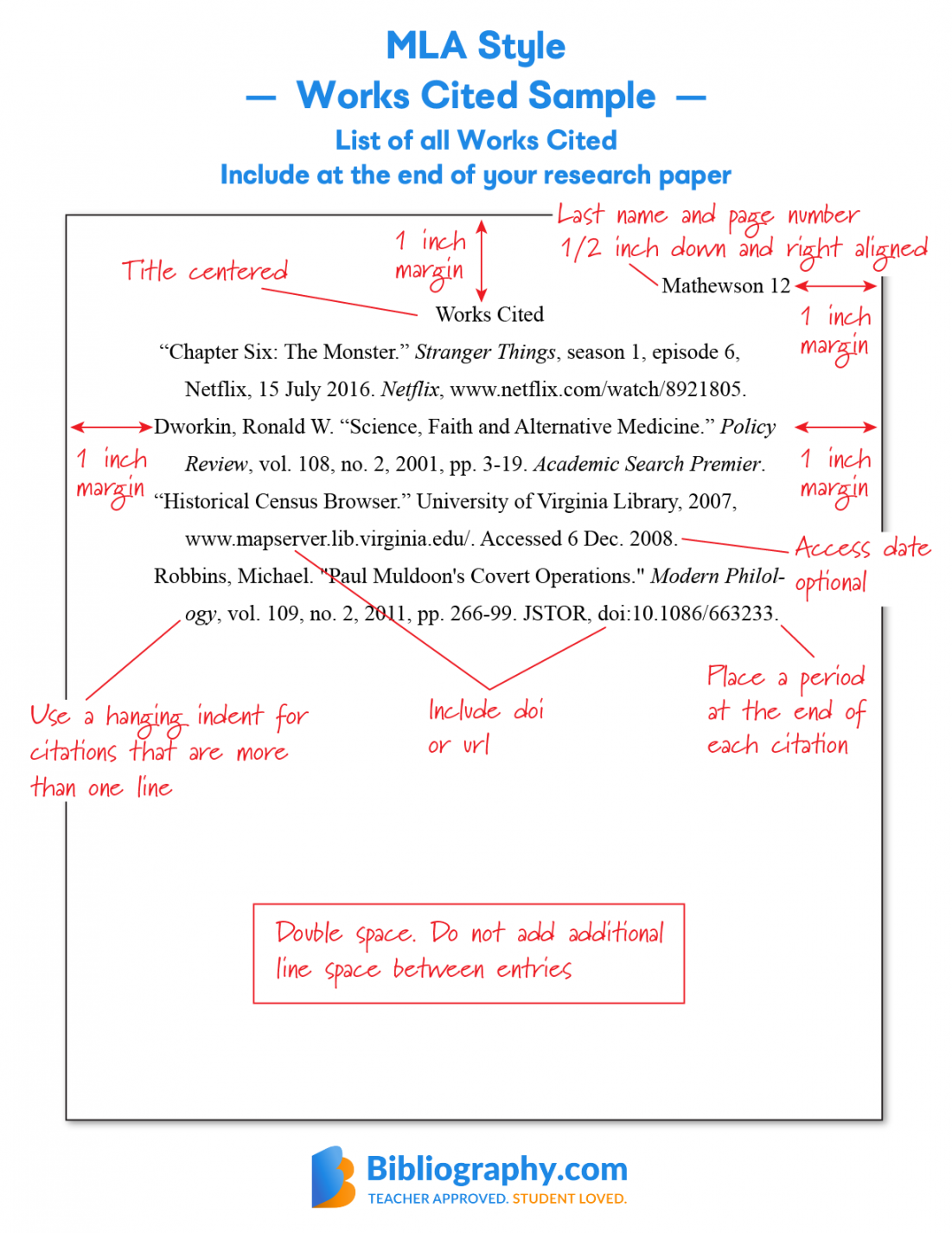 Bibliography Examples for Students  Bibliography