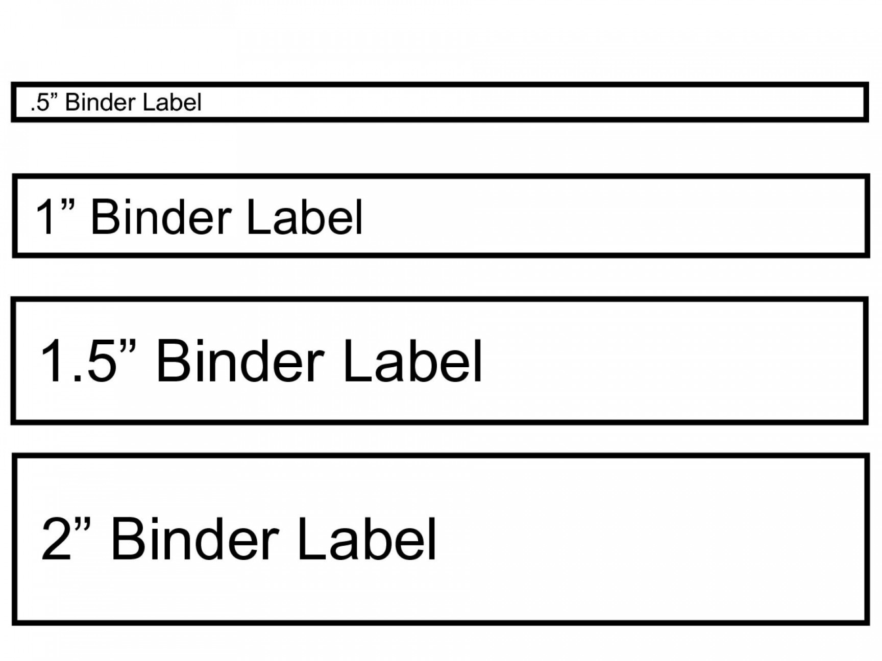 Binder Spine Template Inch Publisher Google Docs Word