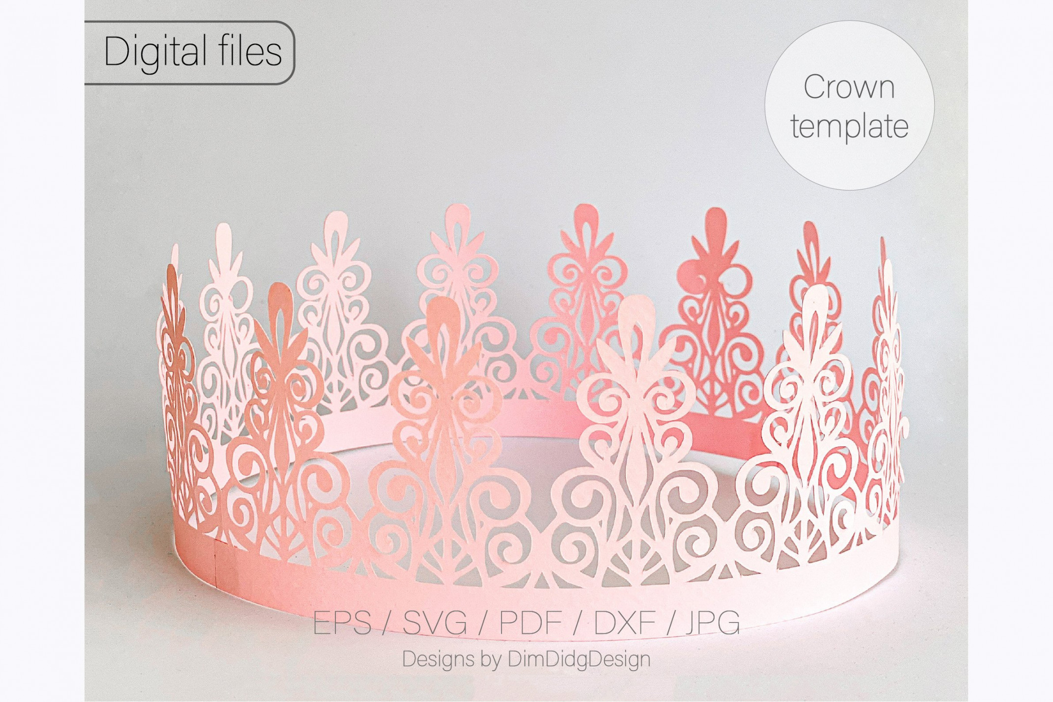 Birthday crown svg cricut Tiara svg Princess crown ()