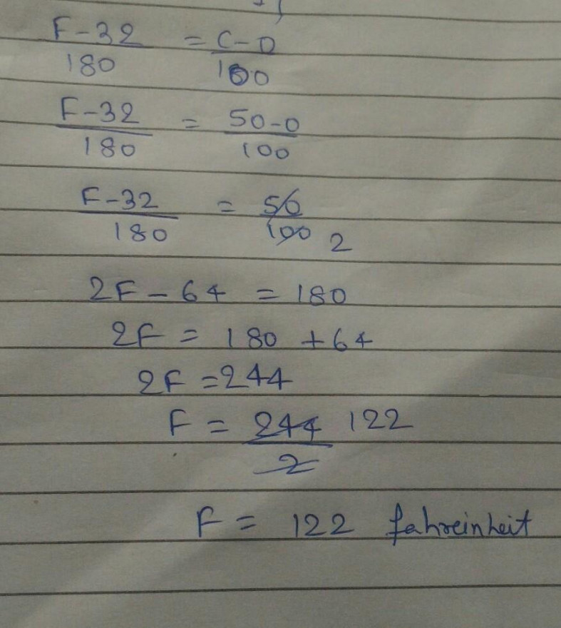 convert  degree celsius into fahrenheit scale​ - Brainly