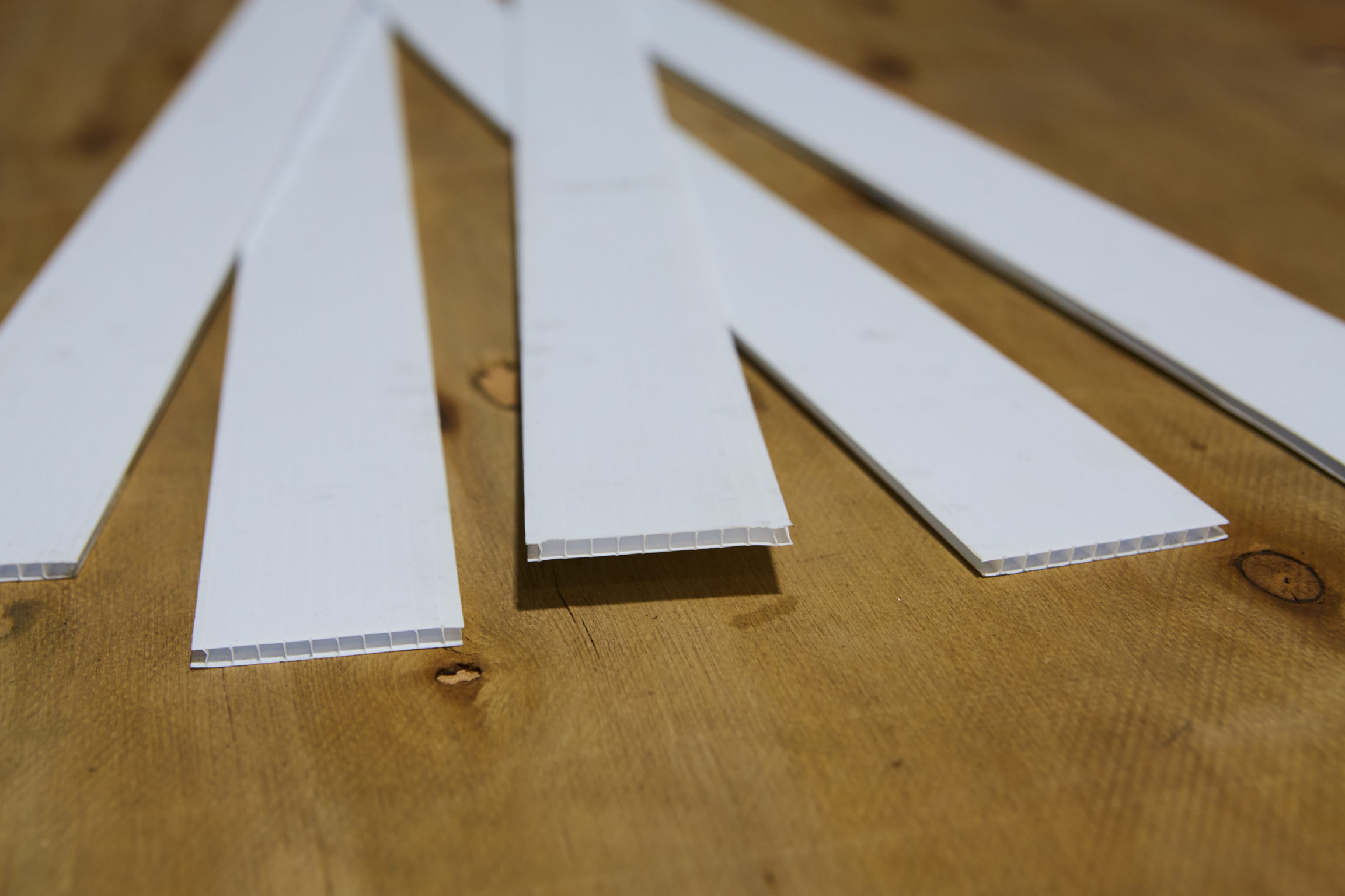 Corrugated Plastic Template Strips