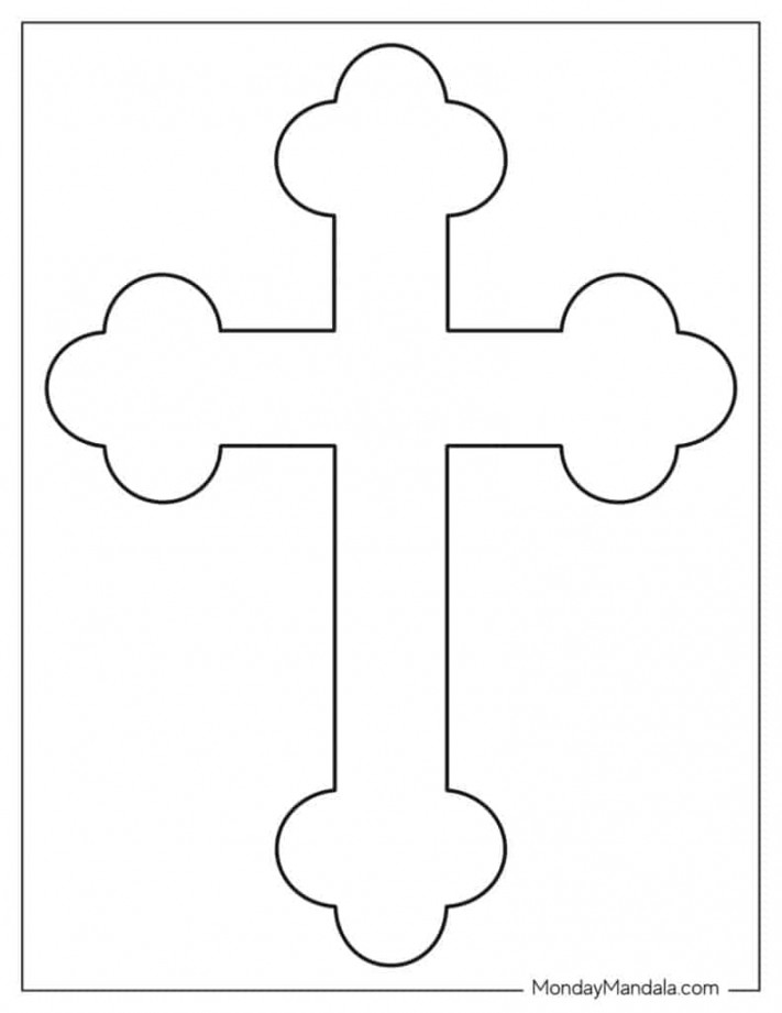 Cross Templates (Free PDF Printables)