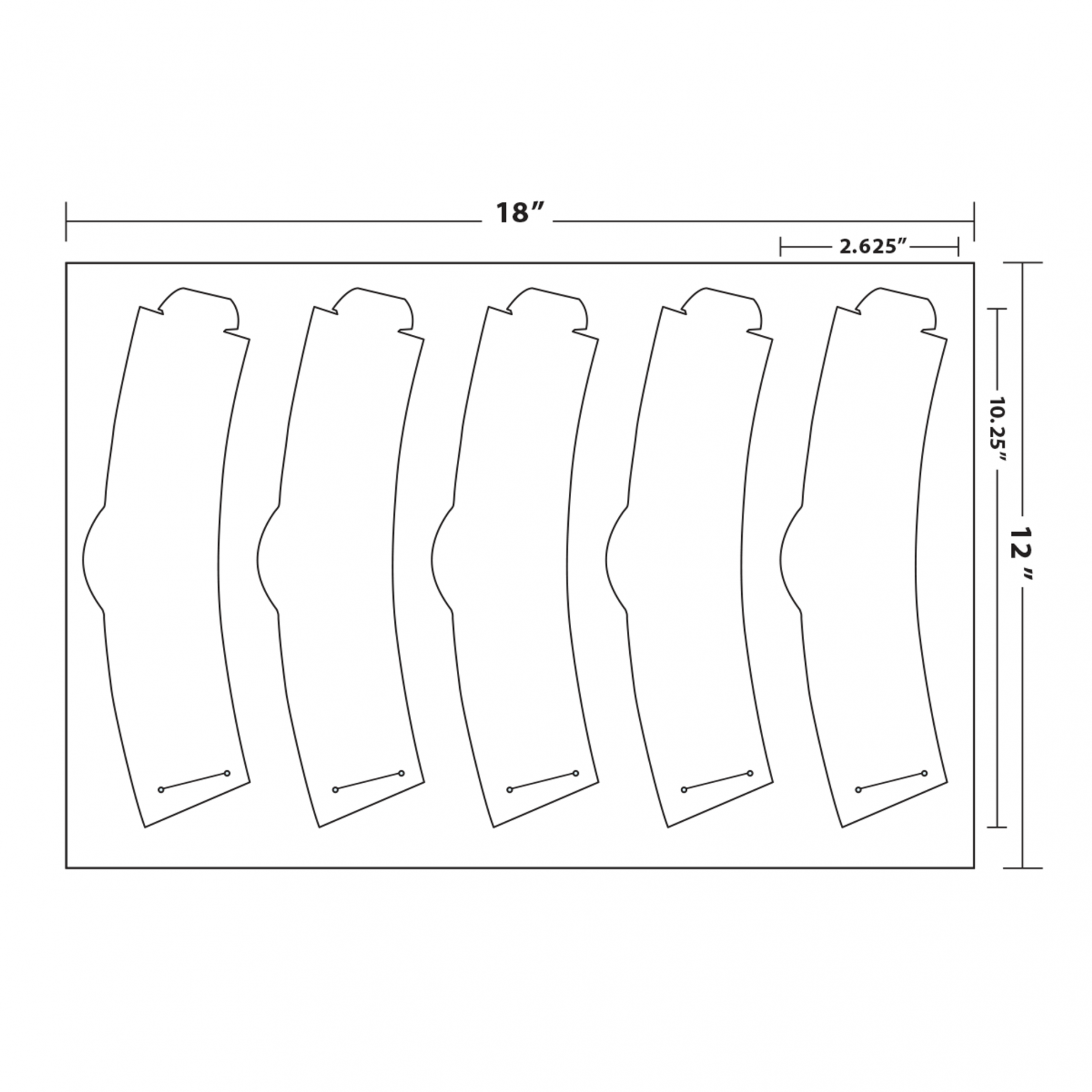 Cup Sleeve  CSENBWH  Blanks/USA