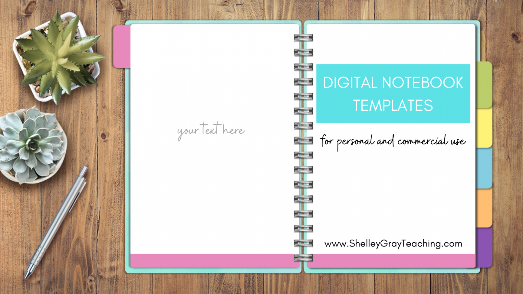 Digital Notebook Templates for Use With Google Slides™: Personal