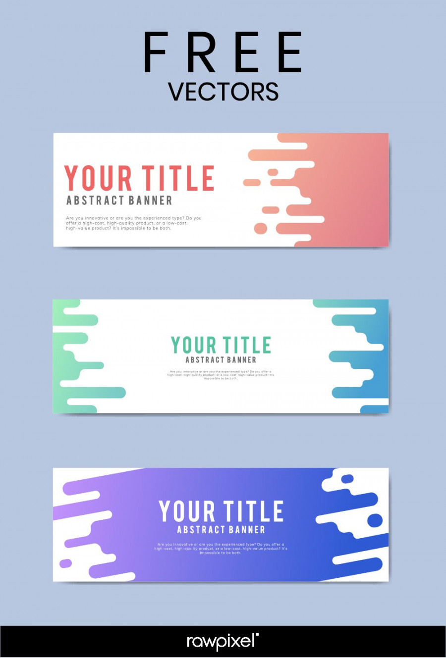 Download free modern business banner templates at rawpixel