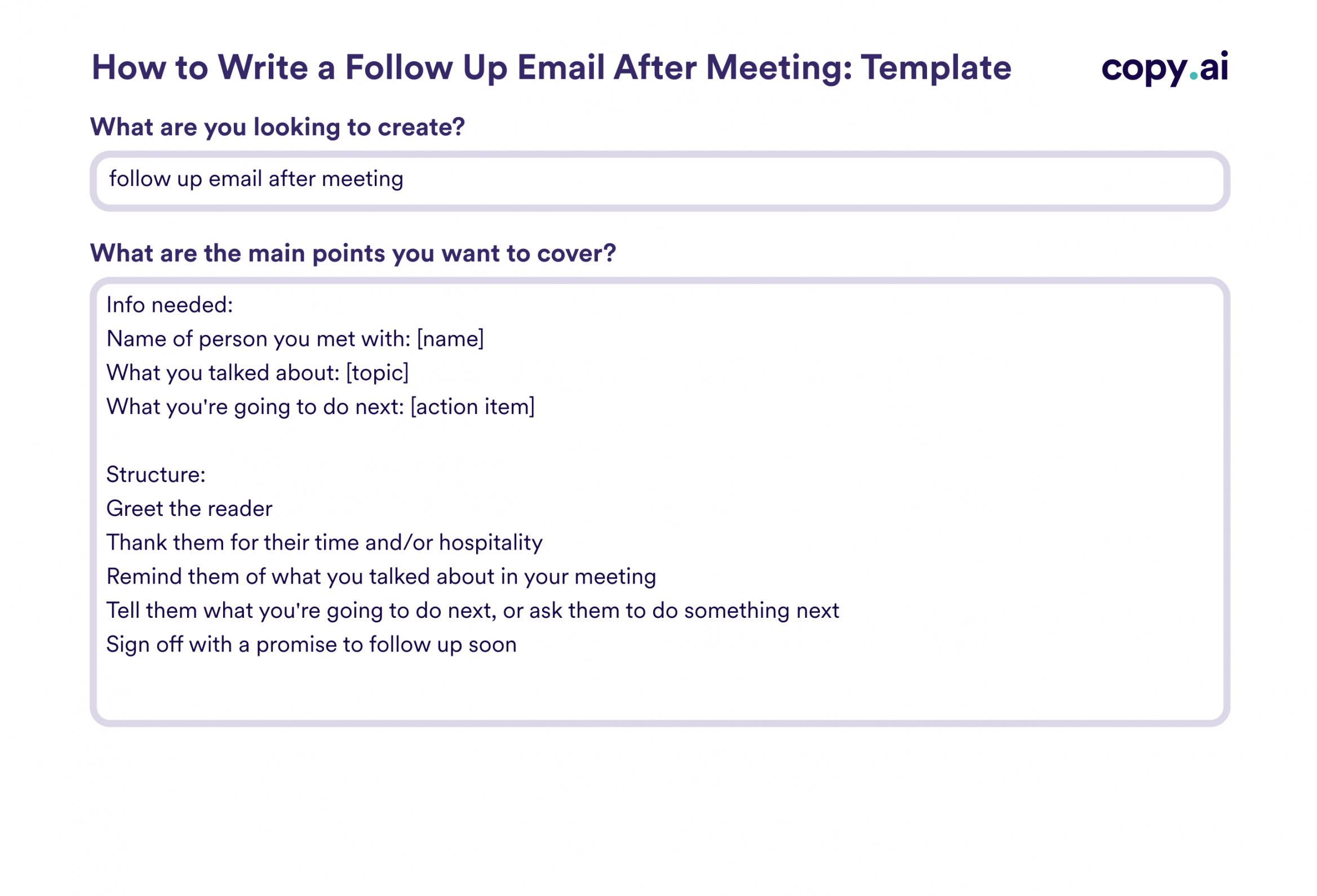 Follow Up Email After Meeting Templates: How To Write & Examples