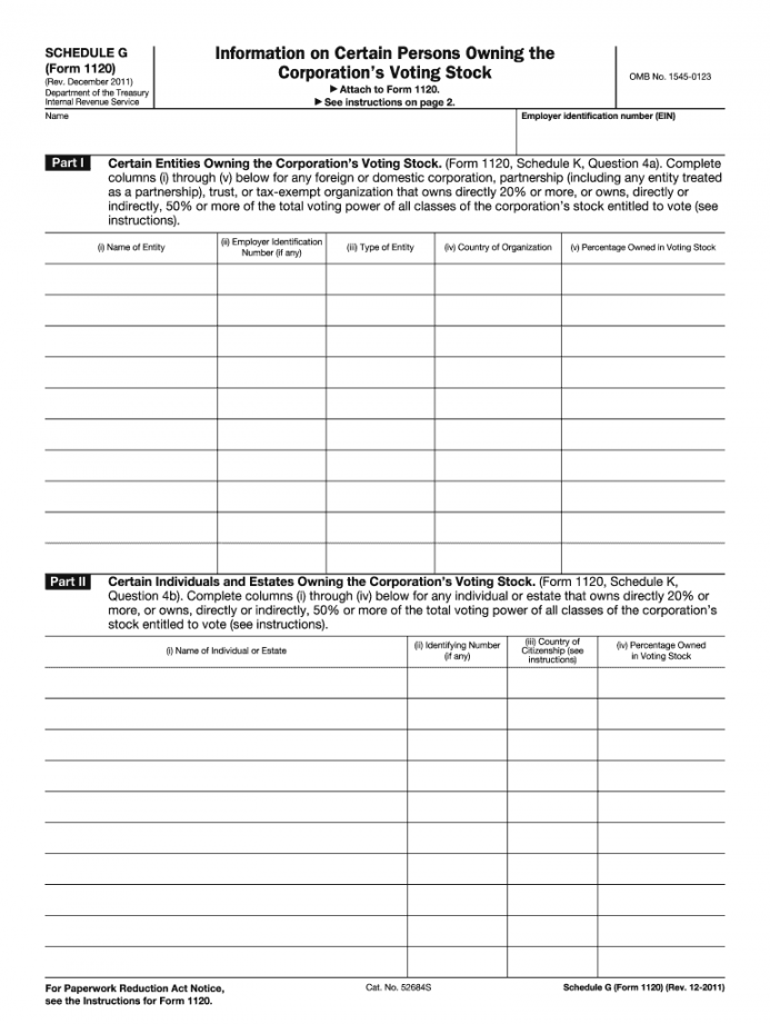 - Form IRS  - Schedule G Fill Online, Printable