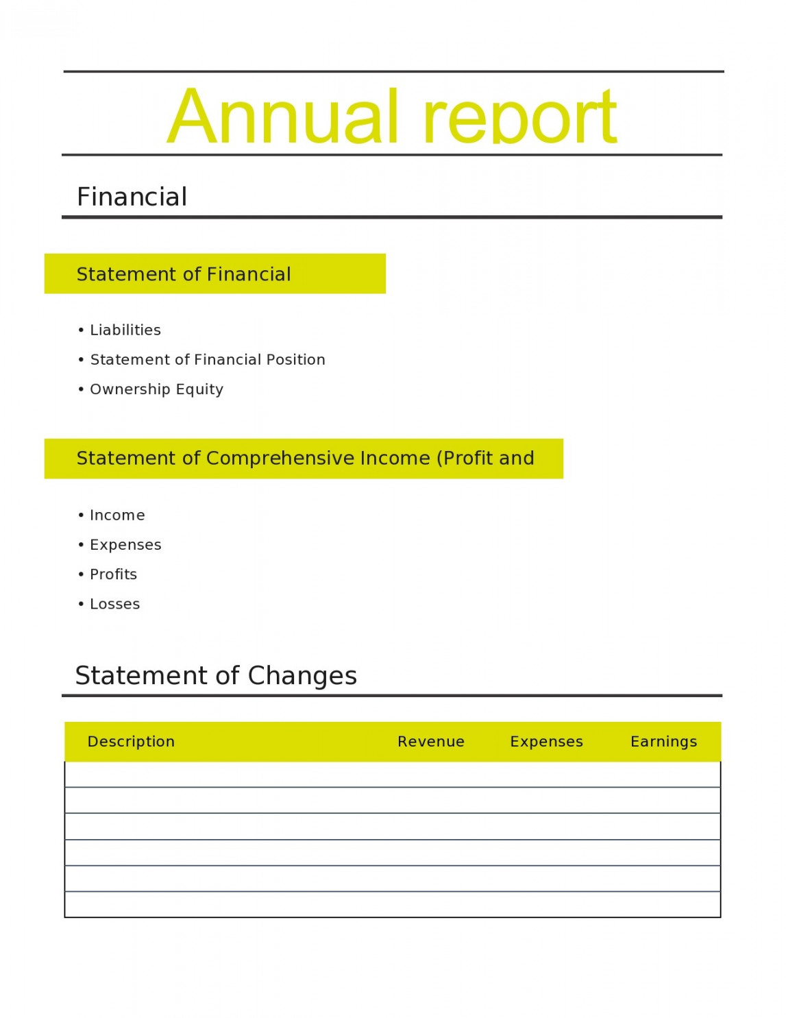 Free Annual Report Templates [LLC, Nonprofit.