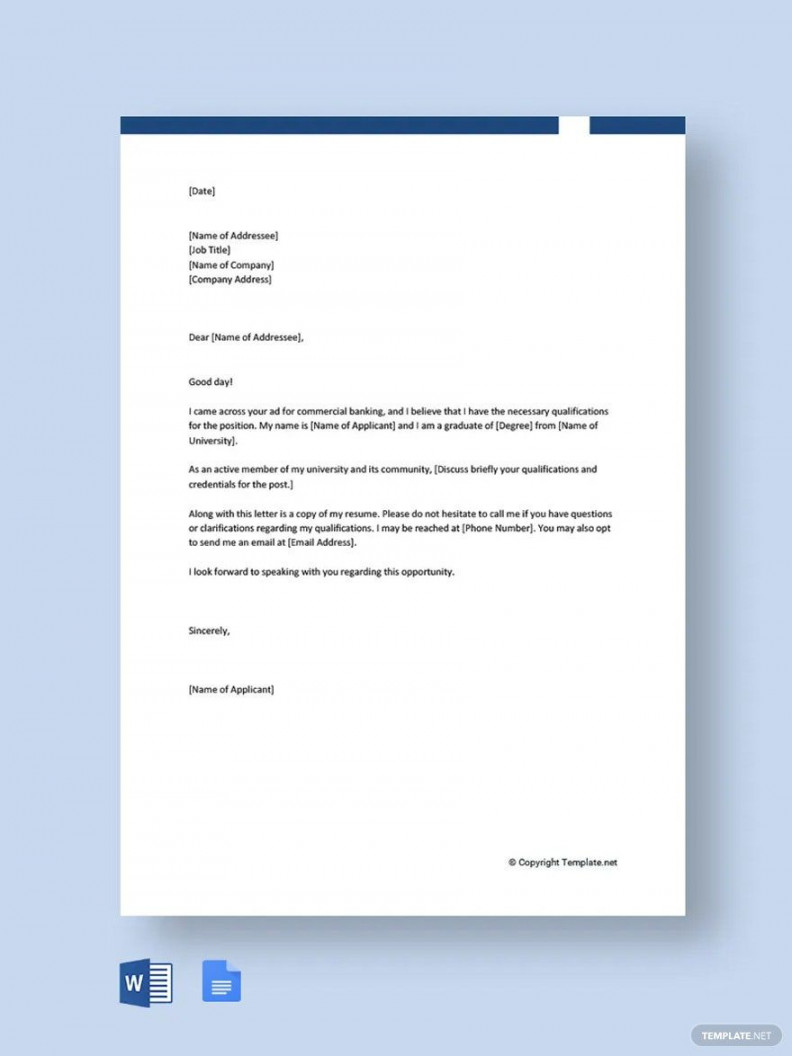 FREE Bank Letter Template - Download in Word, Google Docs, Excel