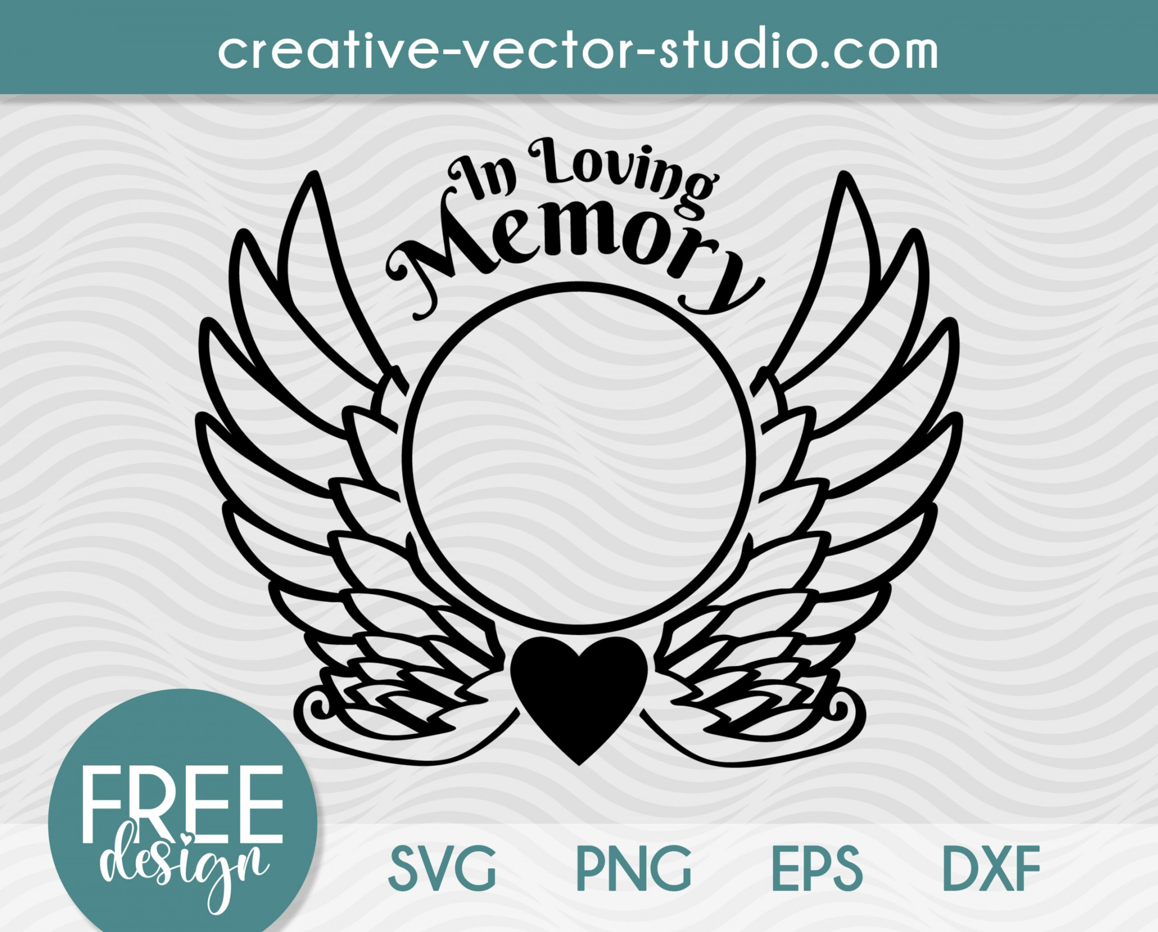 Free In Loving Memory SVG - Creative Vector Studio